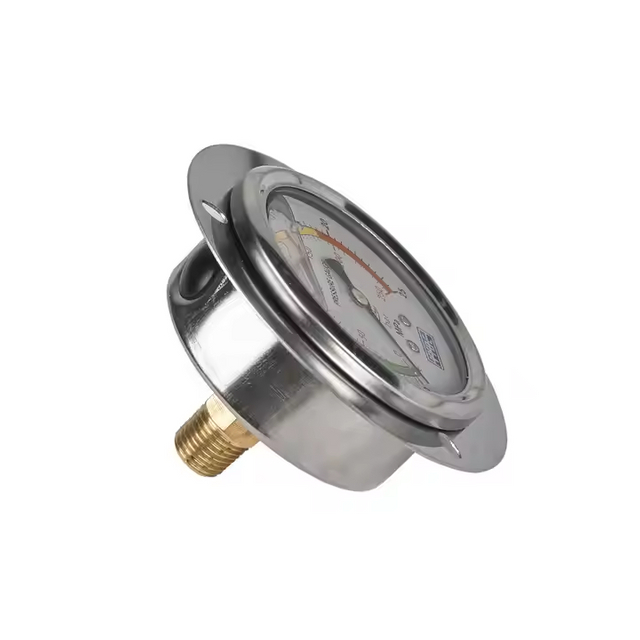 হাইড্রোলিক সিস্টেমের জন্য তরল ভরা চাপ গেজ ম্যানোমিটার